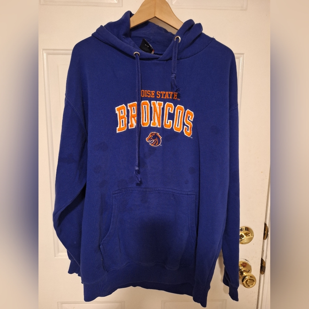 Boise State University BSU Bronco Hoodie L/XL